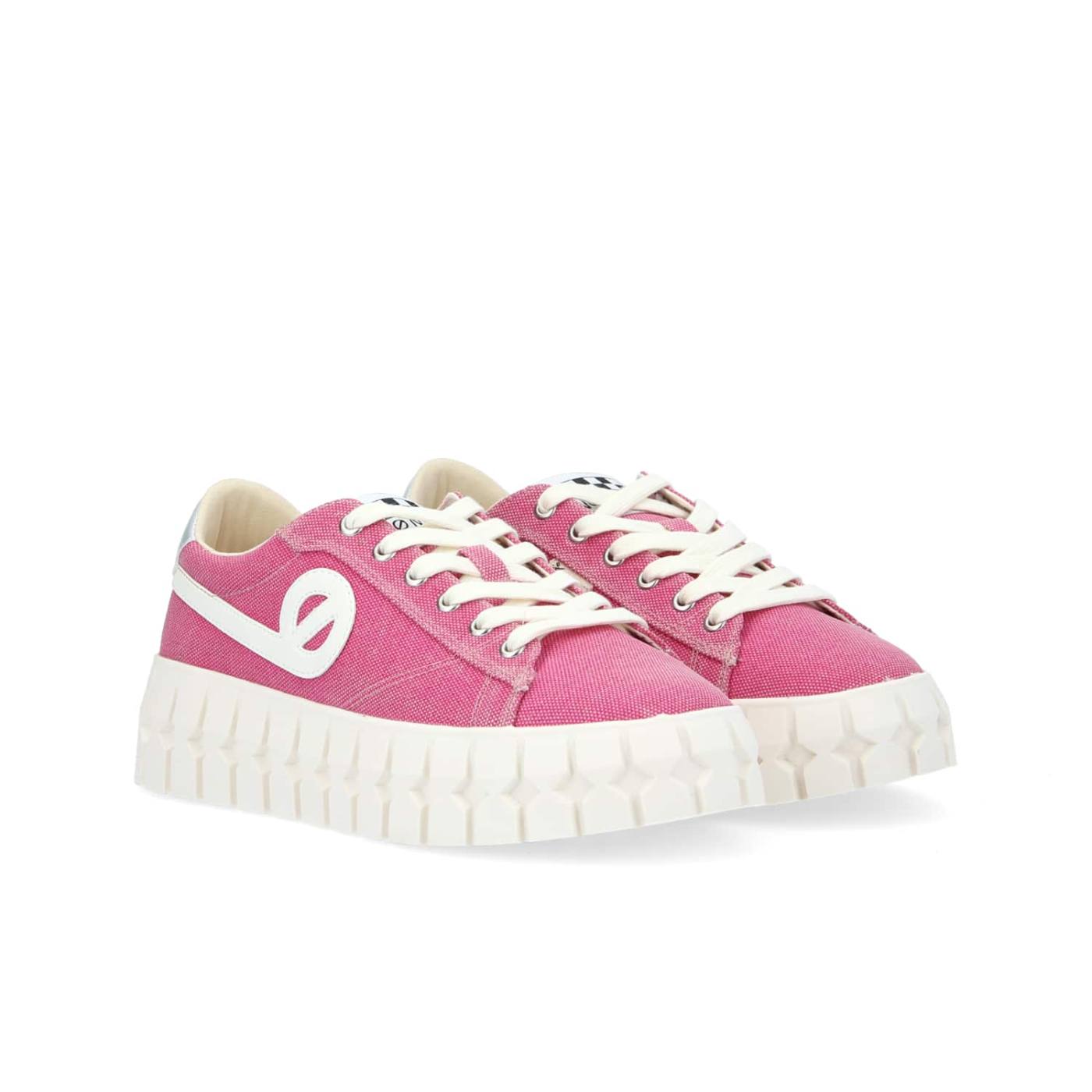 SNEAKER PLAY W - LUCE SOLARE - FUXIA/VERDE